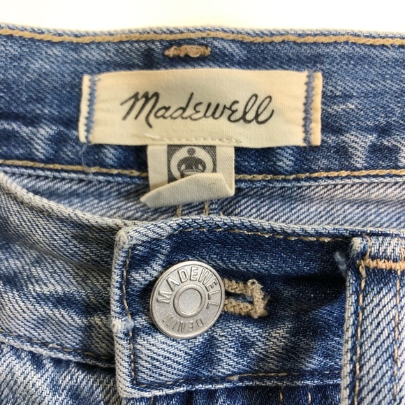 Madewell Women high waisted Distressed The Perfect Vintage Jean sz 26 in EUC - Picture 7 of 8